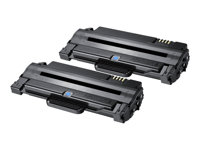 Samsung MLT-P1052A - 2-pack - Lång livslängd - svart - original - tonerkassett (SV115A) SV115A