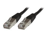 MicroConnect Modular Straight - nätverkskabel - 10 m - svart B-FTP610S