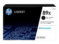 HP 89X - hög kapacitet - svart - original - LaserJet - tonerkassett (CF289X) CF289X