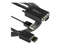 StarTech.com 3 m VGA till HDMI-adapter - USB-driven - 1080p - adapterkabel - HDMI / VGA / USB - 3 m VGA2HDMM3M