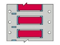 Brady PermaSleeve Wire Marking B-342 - fodral - matt - 500 stk - 8.5 x 50.8 mm 3PS-187-2-RD-S