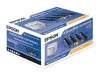 Epson Economy Pack - 4-pack - svart, gul, cyan, magenta - original - tonerkassett C13S051110