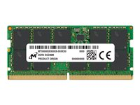 Micron - DDR5 - modul - 32 GB - SO DIMM 262-pin - 4800 MHz / PC5-38400 - ej buffrad MTC20C2085S1TC48BR