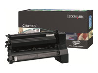 Lexmark - Lång livslängd - svart - original - tonerkassett - LCCP, LRP C780H1KG