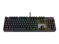 ASUS ROG Strix Scope RX - tangentbord - AZERTY - fransk - svart Inmatningsenhet 90MP0240-BKFA00