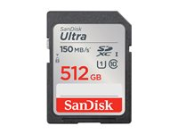 SanDisk Ultra - flash-minneskort - 512 GB - SDXC UHS-I SDSDUNC-512G-GN6IN