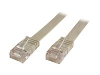 MicroConnect UltraFlat - nätverkskabel - 1 m - vit V-UTP601W-FLAT