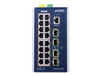 PLANET IGS-6325-16P4S - switch - 20 portar - Administrerad IGS-6325-16P4S