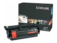 Lexmark - svart - original - tonerkassett T650A21E