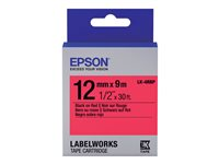 Epson LabelWorks LK-4RBP - etiketttejp - 1 kassett(er) - Rulle (1,2 cm x 9 m) C53S654007