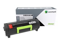 Lexmark - Lång livslängd - svart - original - tonerkassett 51B0HA0