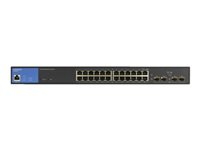 Linksys LGS328PC - switch - 24 portar - Administrerad - rackmonterbar - TAA-kompatibel LGS328PC-EU