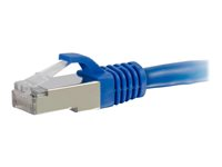 C2G Cat6a Booted Shielded (STP) Network Patch Cable - patch-kabel - 30 m - blå 89930