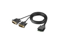 Belkin Secure Modular DVI Dual Head Console Cable - videokabel - DVI - TAA-kompatibel - 1.83 m F1DN2MOD-CC-D06