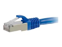 C2G Cat6a Booted Shielded (STP) Network Patch Cable - patch-kabel - 20 m - blå 89929