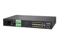 PLANET MGSD-10080F - switch - Administrerad - rackmonterbar MGSD-10080F