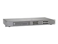 LevelOne GEP-1621W150 - switch - 16 portar - rackmonterbar GEP-1621W150