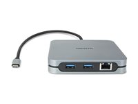 DICOTA 10-in-1 - dockningsstation - USB-C - 2 x HDMI D32057