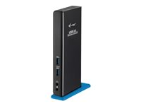 i-Tec USB 3.0/USB-C Dual HDMI Docking Station - dockningsstation - USB 3.0 - 2 x HDMI - 1GbE U3DUALHDMIDOCK