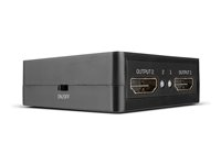 Lindy Compact 2 port HDMI 18G splitter - video/audiosplitter - 2 portar 38358