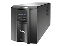 APC Smart-UPS - UPS - linjeinteraktiv, torn, IEC C13-uttag, SmartConnect-port, SmartSlot, AVR, LCD - 700 Watt - 1000 VA SMT1000ICR