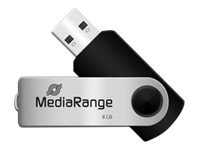 MediaRange USB Flexi-Drive - USB flash-enhet - 8 GB MR908