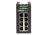 Black Box Hardened Gigabit Edge Switch - switch - 8 portar - TAA-kompatibel LGH008A