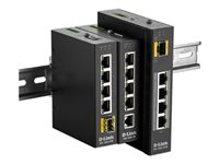 D-Link DIS 100G-5PSW - switch - 4 portar - ohanterad DIS-100G-5PSW