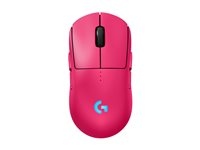 Logitech G PRO 2 - mus - gaming - 2.4 GHz, USB - rosa 910-007310