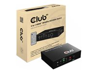 Club 3D CSV-1381 - video-/ljudomkopplare - 3-till-1, 8K 60 Hz/4K 120 Hz - 4 portar CSV-1381