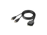 Belkin Secure Modular HDMI Dual Head Console Cable - videokabel - TAA-kompatibel - 1.83 m F1DN2MOD-CC-H06