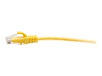 C2G 7ft (2.1m) Cat6a Snagless Unshielded (UTP) Slim Ethernet Network Patch Cable - Yellow - patch-kabel - 2.1 m - gul C2G30170