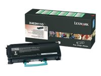 Lexmark - Lång livslängd - svart - original - tonerkassett - LCCP, LRP X463H11G