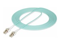 StarTech.com 5m (15ft) LC to LC (UPC) OM4 Switchable Fiber Optic Cable 50/125µm, 100G Networks, Toolless Polarity Switching, Low Insertion Loss - LSZH Fiber Patch Cord (450FBLCLC5SW) - patch-kabel - 5 m - havsblå 450FBLCLC5SW