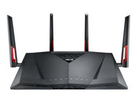 ASUS RT-AC88U - trådlös router - Wi-Fi 5 - skrivbordsmodell 90IG01Z0-BM3000