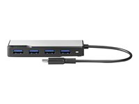 Alogic USB-C Fusion SWIFT 4-in-1 Hub - hubb - 4 portar UCFUUA-SGR