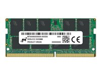 Micron - DDR4 - modul - 16 GB - SO DIMM 260-pin - 3200 MHz / PC4-25600 - ej buffrad MTA9ASF2G72HZ-3G2R