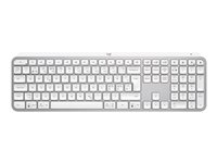 Logitech MX Keys S - tangentbord - QWERTY - Amerikansk engelska - blekgrå Inmatningsenhet 920-011588