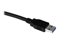 StarTech.com 1,5 m svart SuperSpeed USB 3.0-förlängningskabel till skrivbordet - A till A M/F - USB-förlängningskabel - USB typ A till USB typ A - 1.5 m USB3SEXT5DKB