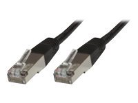 MicroConnect Modular Straight - nätverkskabel - 15 m - svart B-FTP615S