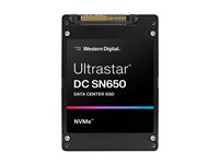 WD Ultrastar DC SN650 WUS5EA176ESP5E3 - SSD - 7.68 TB - U.3 PCIe 4.0 (NVMe) 0TS2374