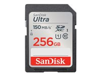 SanDisk Ultra - flash-minneskort - 256 GB - SDXC UHS-I SDSDUNC-256G-GN6IN