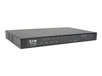 Eaton Tripp Lite series 16-Port Cat5 KVM over IP Switch with Virtual Media - 1 Local & 1 Remote User, 1U Rack-Mount, TAA - omkopplare för tangentbord/video/mus - 16 portar - rackmonterbar - TAA-kompatibel B064-016-01-IPG