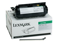 Lexmark - Lång livslängd - svart - original - tonerkassett för etikettapplikationer - LCCP, LRP 12A7468