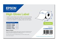 Epson - etiketter - högblank - 1 rulle (rullar) - Rulle (7,6 cm x 33 m) C33S045537