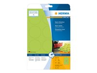 HERMA Special - fluorescerande etiketter - matt - 240 etikett (er) - 60 mm rund 5155