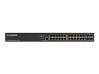 Black Box LPB3000 Series LPB3028A - switch - 28 portar - Administrerad - rackmonterbar LPB3028A