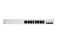 Cisco Business 220 Series CBS220-24T-4X - switch - 24 portar - smart - rackmonterbar CBS220-24T-4X-UK