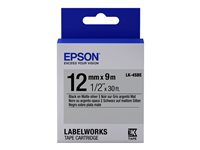 Epson LabelWorks LK-4SBE - etiketttejp - 1 kassett(er) - Rulle (1,2 cm x 2,9 m) C53S654017