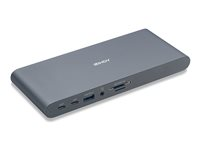 LINDY - dockningsstation - USB-C 3.2 Gen 1 / Thunderbolt 3 / Thunderbolt 4 - HDMI, 2 x DP - 1GbE 43349